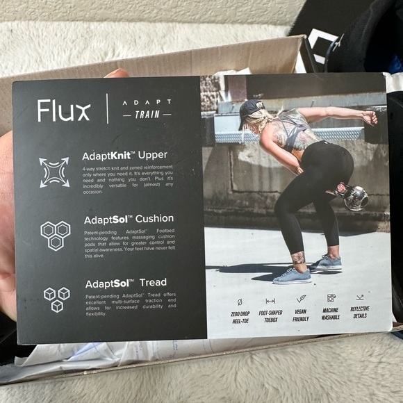 Flux Adapt Trainer Black and Blue Camo - Picture 4 of 10